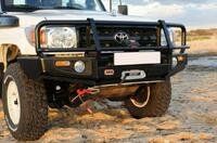 Передній захист ARB для TOYOTA LC 76-79 07+, ALL WARN, без розширювачів крила і ОЕ протитуманок (3412400) фото