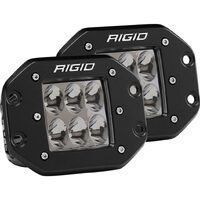 Світлодіодні фари RIGID D-серія PRO (6 світлодіодів, робочий з дугоподібним кріпленням) 3" фото