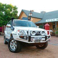 Передній захист ARB для TOYOTA Prado 03-09 SRS W/O FLARES NO FOG (3421400) фото