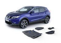 Захист двигуна та коробки передач RIVAL 4 mm для Nissan Qashqai 1,2; 1,6D; 2,0 2014- (2333.4148.1) фото