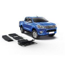 Комплект защит RIVAL 4 mm для Toyota Hilux Revo 4WD 2,8;  2,4 (EURO6 approved 2015- (23333.9505.1)