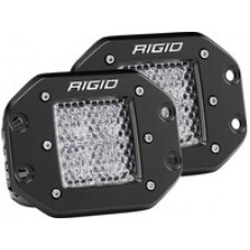 Светодиодные фары RIGID D-серия PRO (4 светодиода, рабочий с врезной установкой) 3