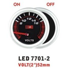 Вольтметр Ket Gauge 7701-2 LED O52мм (227)