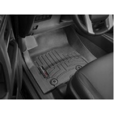 Коврики резиновые WeatherTech для Toyota Land Cruiser Prado 150 2014+ передние черные (444931)