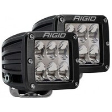 Светодиодные фары RIGID D-серия PRO (6 светодиодов, водительский с дугообразным креплением) 3