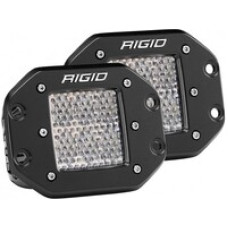 Светодиодные фары RIGID D-серия PRO (6 светодиодов, рабочий с врезной установкой) 3