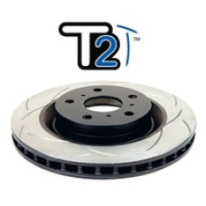 Усиленный Слотированный (с насечками)Тормозной Диск T2 SLOT VW Toureg передний (330mm.) (DBA2244S)